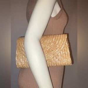 Wicker Clutch • Bohemian Clutch • Vintage Clutch Bag • Wicker Boho Bag • Sexy 👝